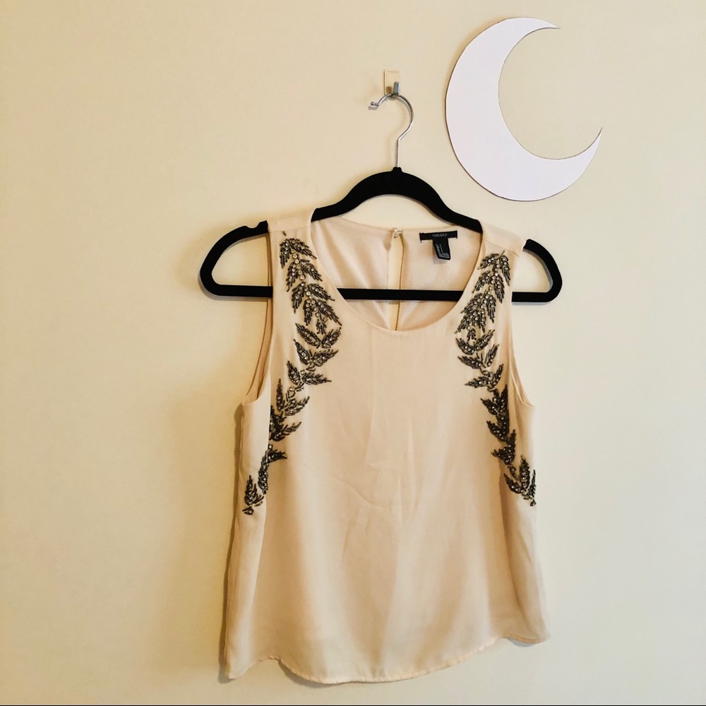 Crop Formal Beaded Beautiful Top
